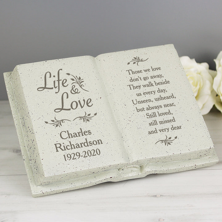 Personalised Life & Love Memorial Book