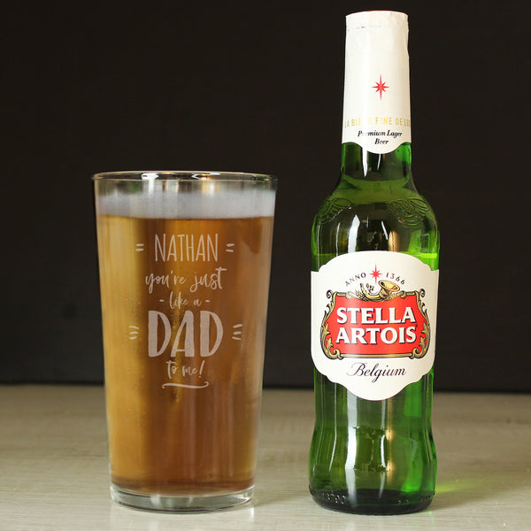 Personalised Like A Dad To Me Beer Set