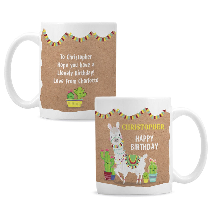 Personalised Llama Mug