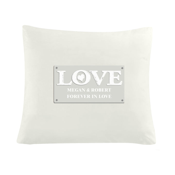 Personalised LOVE Cushion Cover