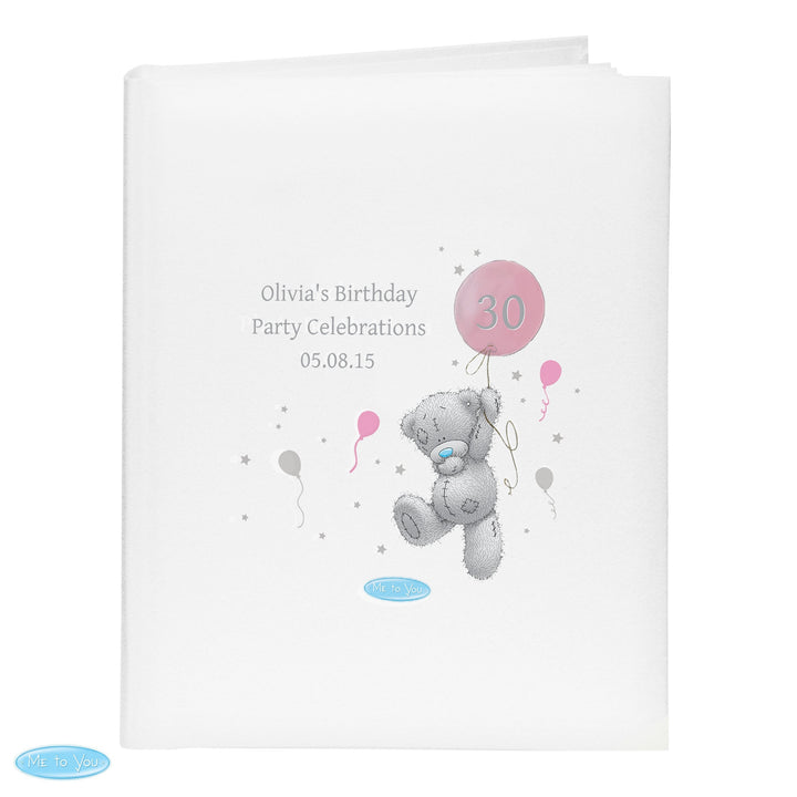 Personalised Me To You Pink Balloon Album with Sleeves