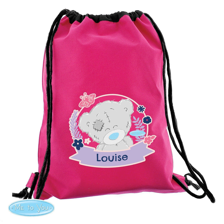 Personalised Me To You Pink Swim & Kit Bag