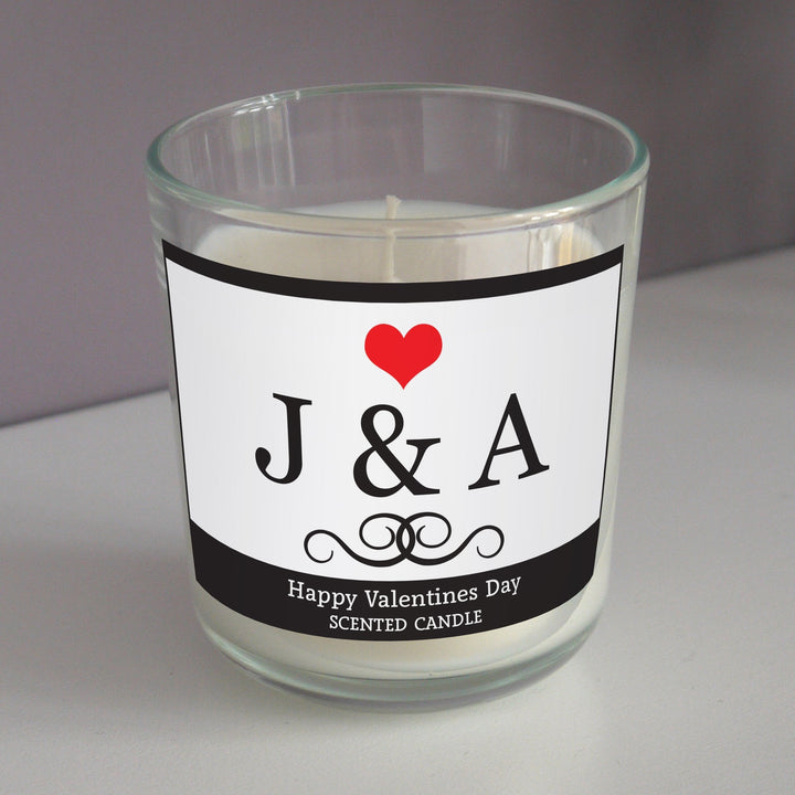 Personalised Monogram Scented Jar Candle