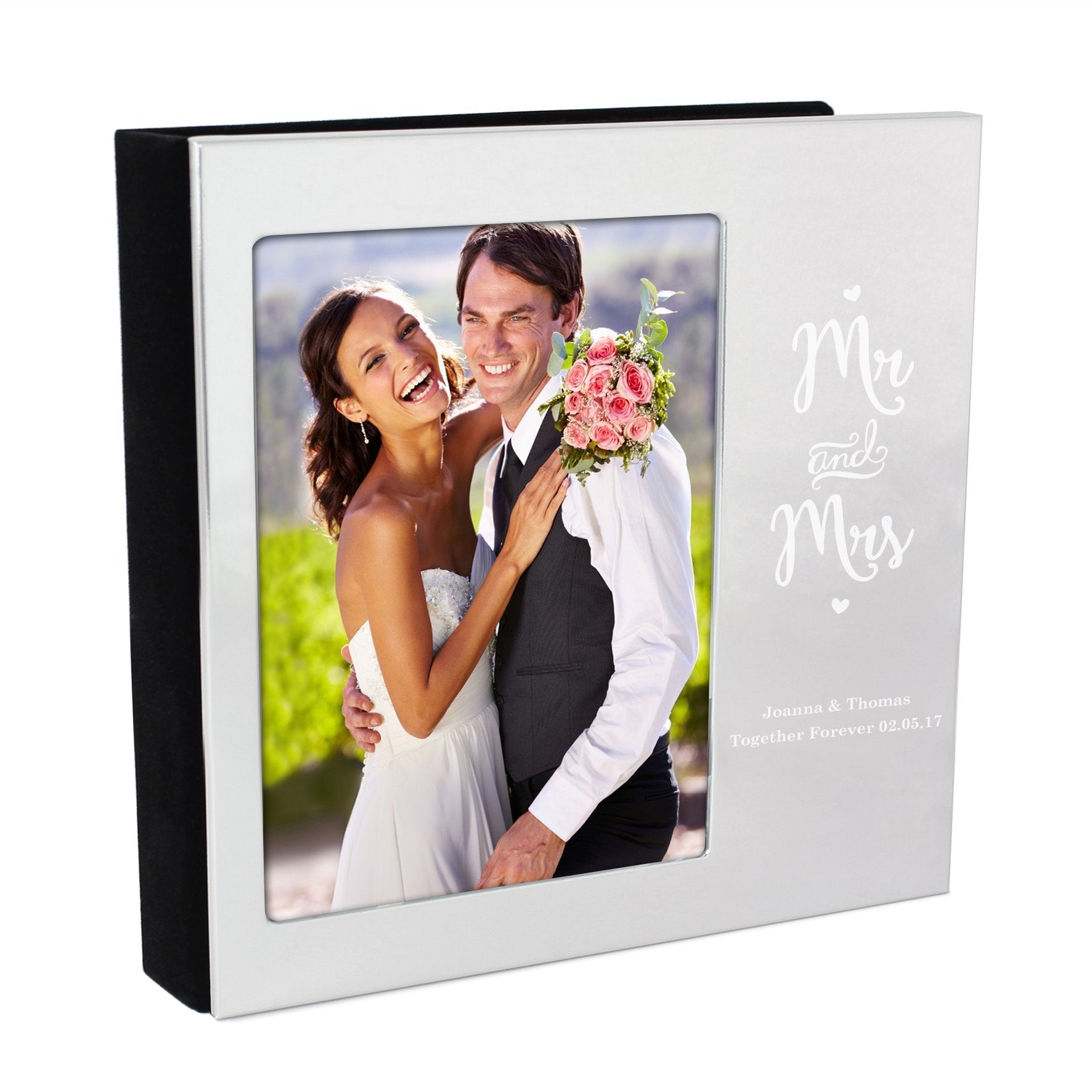 Buy Personalised Mr And Mrs 4x6 Inch Photo Frame Album from £19.99 ...