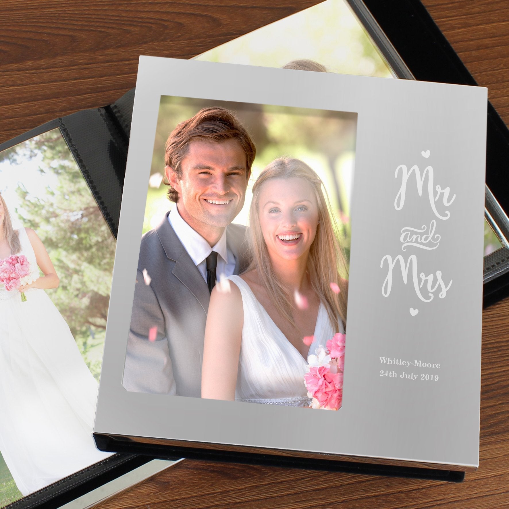 Buy Personalised Mr And Mrs 4x6 Inch Photo Frame Album from £19.99 ...