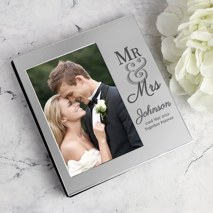 Personalised Mr & Mrs 4x6 Photo Album