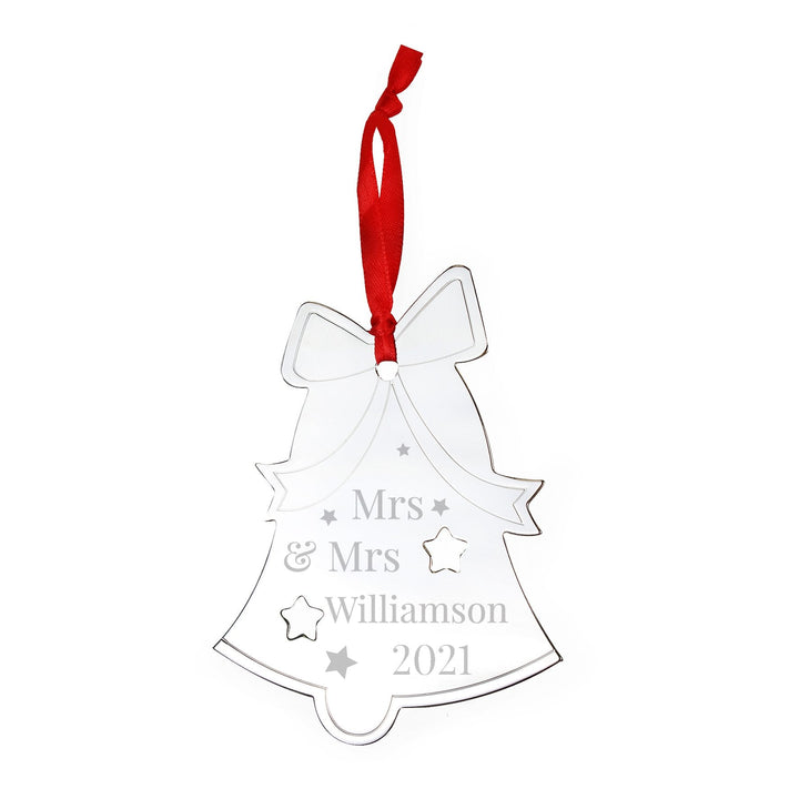 Personalised Mr & Mrs Bell Tree Decoration