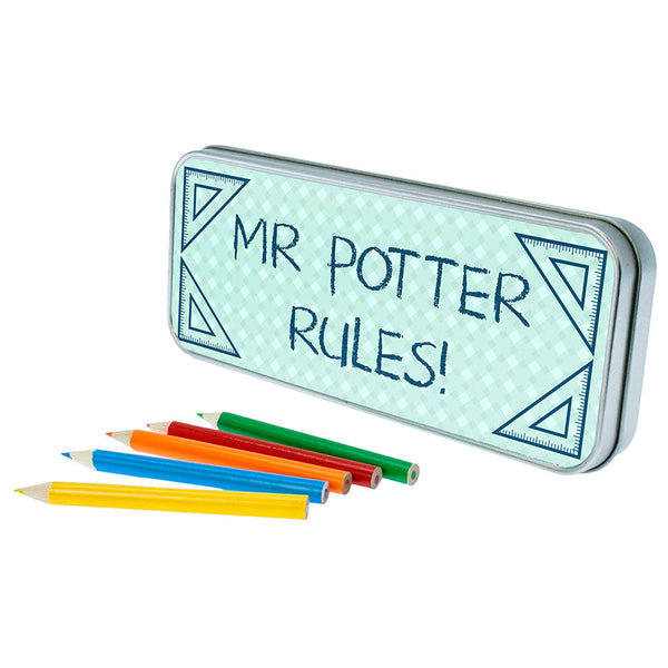 Personalised My Teacher Rules Pencil Case