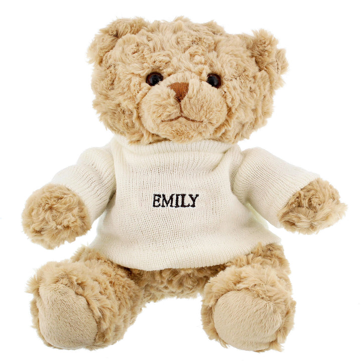 Personalised Name Only Teddy Bear  - Grey