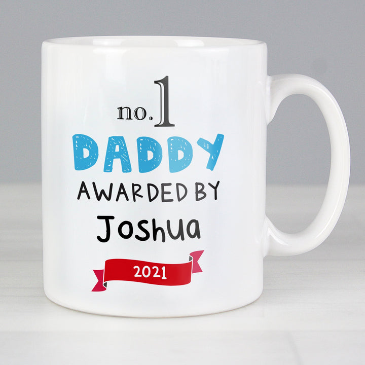 Personalised no.1 Awarded By Mug