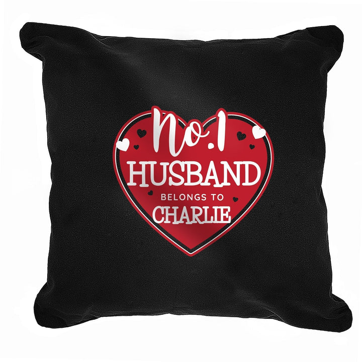 Personalised No.1 Belongs To Heart Cushion Cover