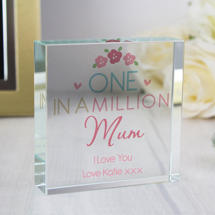 Personalised One in a Million Large Crystal Token