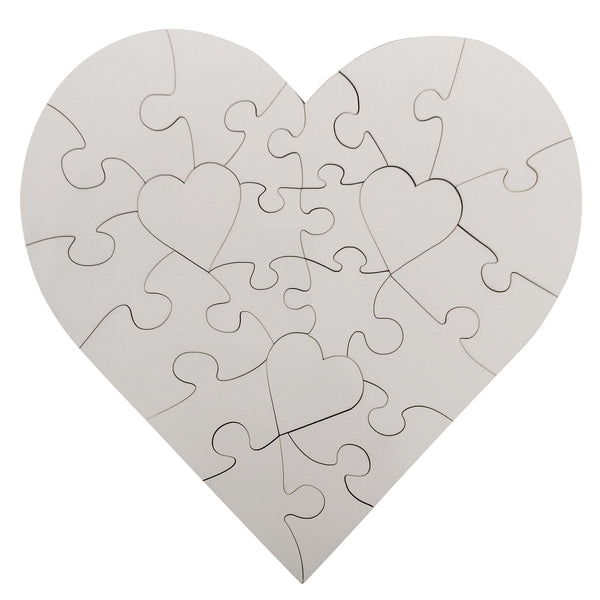 Personalised Photo Heart Wooden Jigsaw