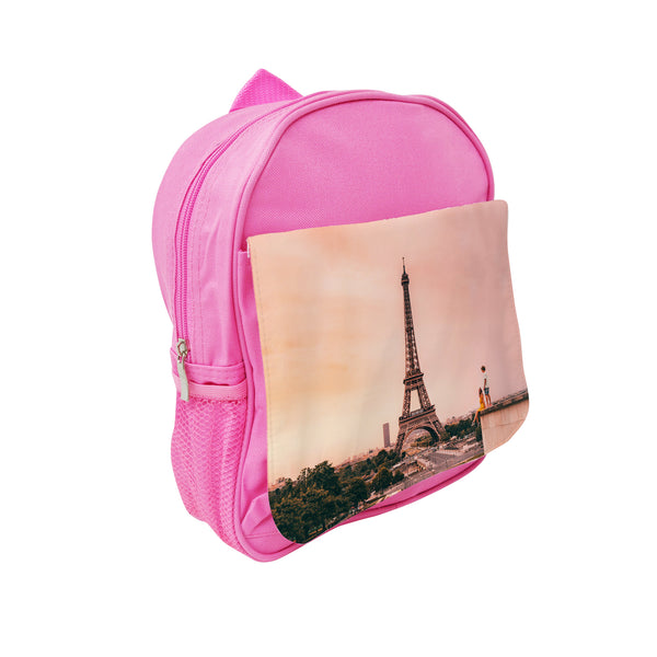 Personalised Photo Pink Kids Backpack