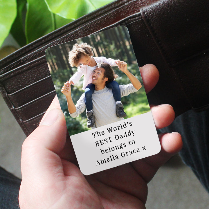 Personalised Photo Upload Wallet Card - Father's Day gift