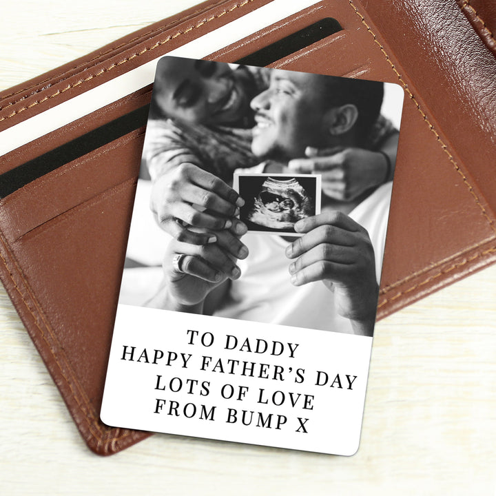 Personalised Photo Upload Wallet Card - Father's Day gift