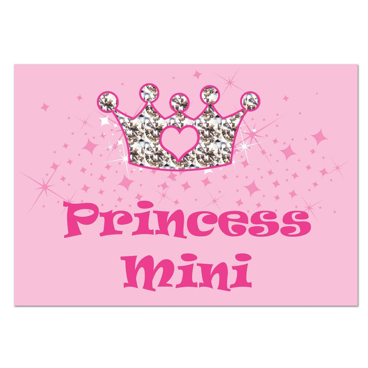 Personalised Pink Princess Pet Placemat