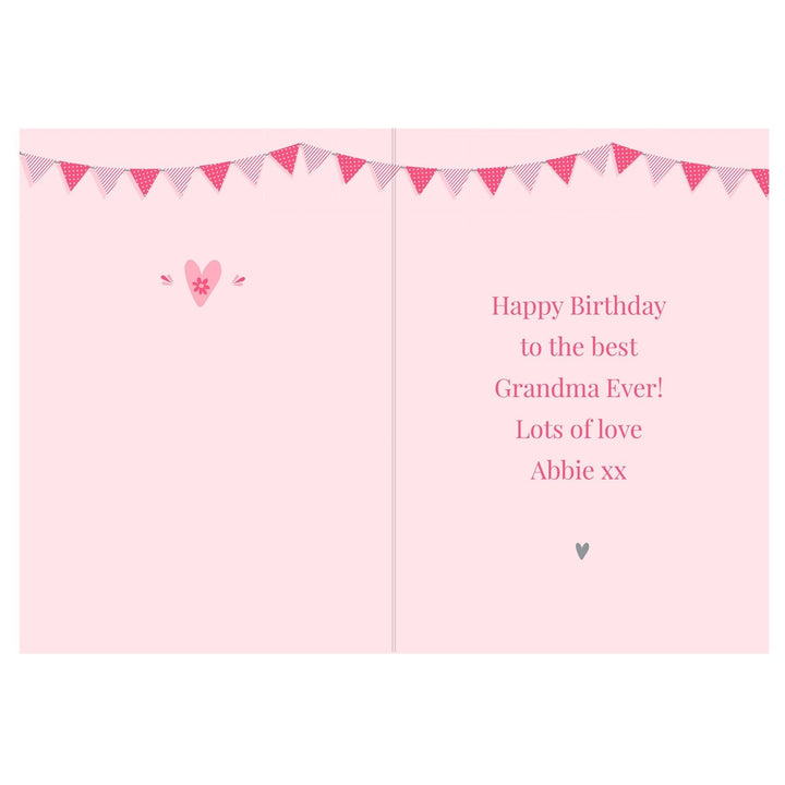 Personalised Pink Promoted to Card