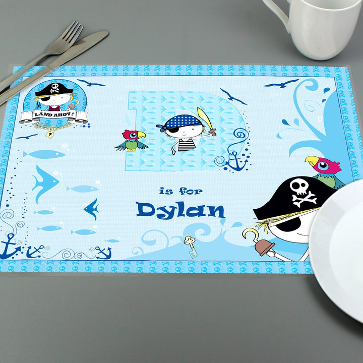 Personalised Pirate Placemat