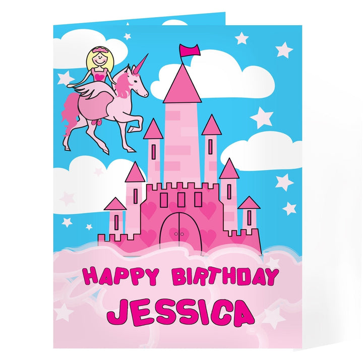 Personalised Princess & Unicorn Card