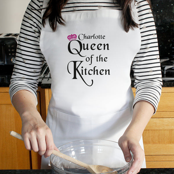 Personalised Queen of the Kitchen Apron