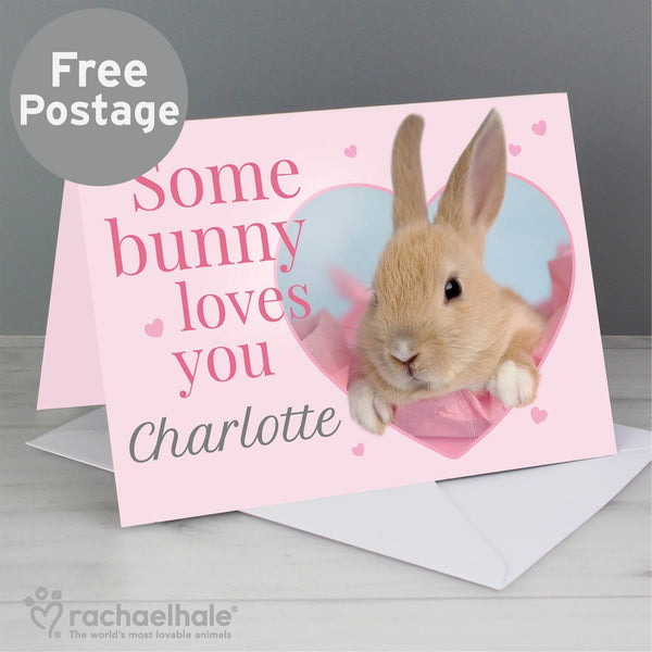 Personalised Rachael Hale 'Some Bunny' Card