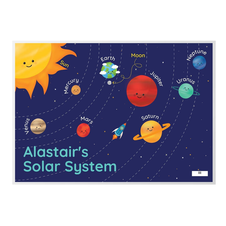 Personalised Solar System Placemat