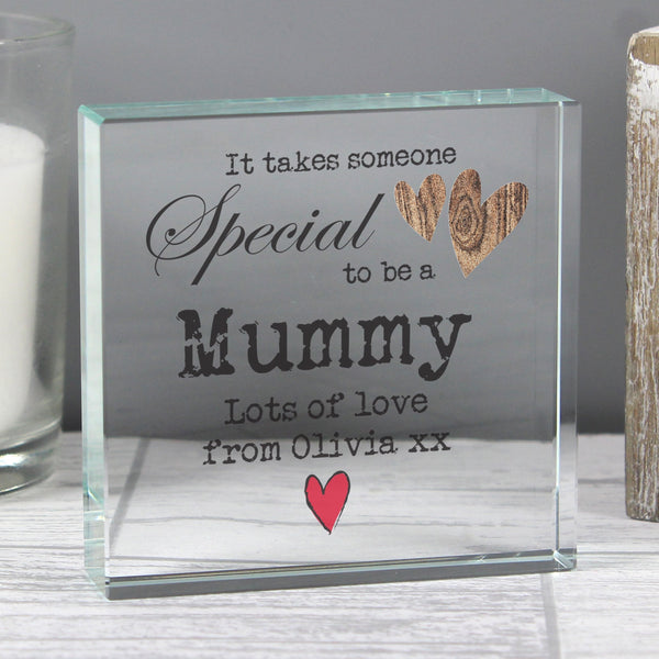 Personalised Someone Special Large Crystal Token