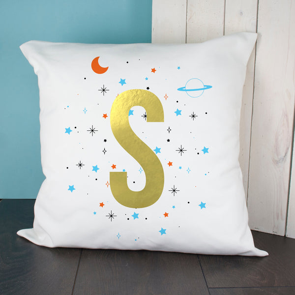 Personalised Space Boy Cushion Cover