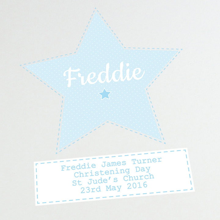 Personalised Stitch & Dot Baby Boy Album with Sleeves