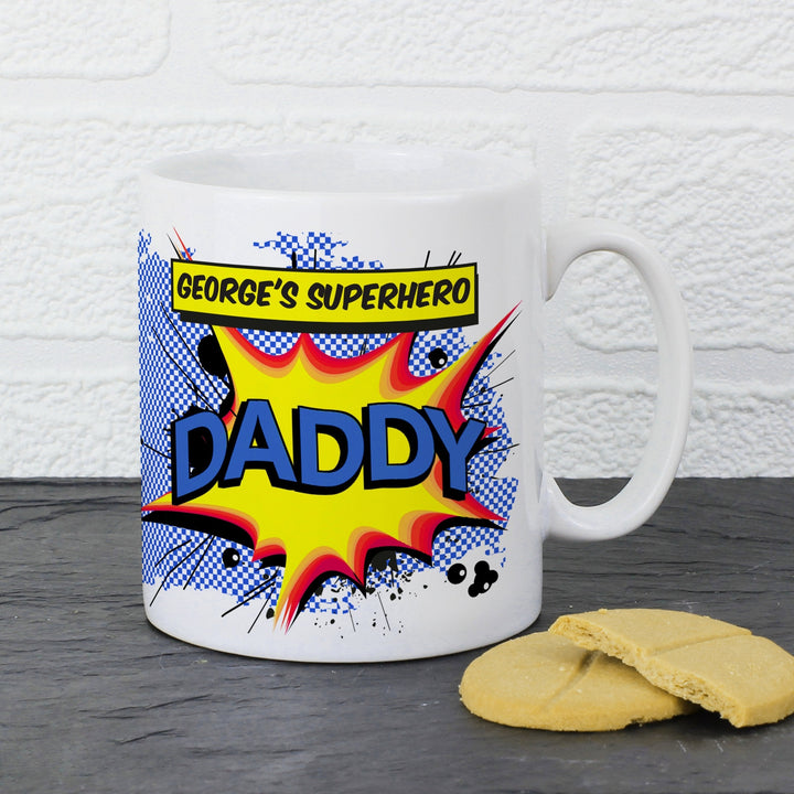 Personalised Super Hero Comic Book Themed Mug