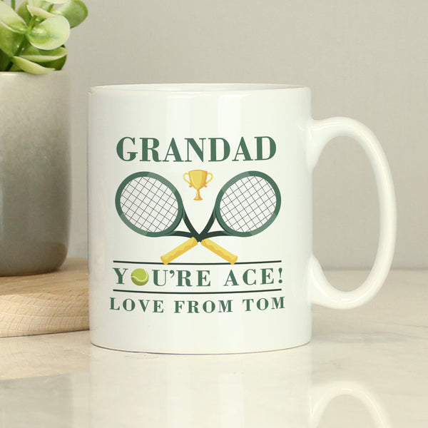 Personalised Tennis Mug - Father's Day gift