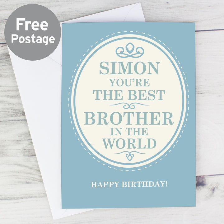 Personalised The Best In The World Card