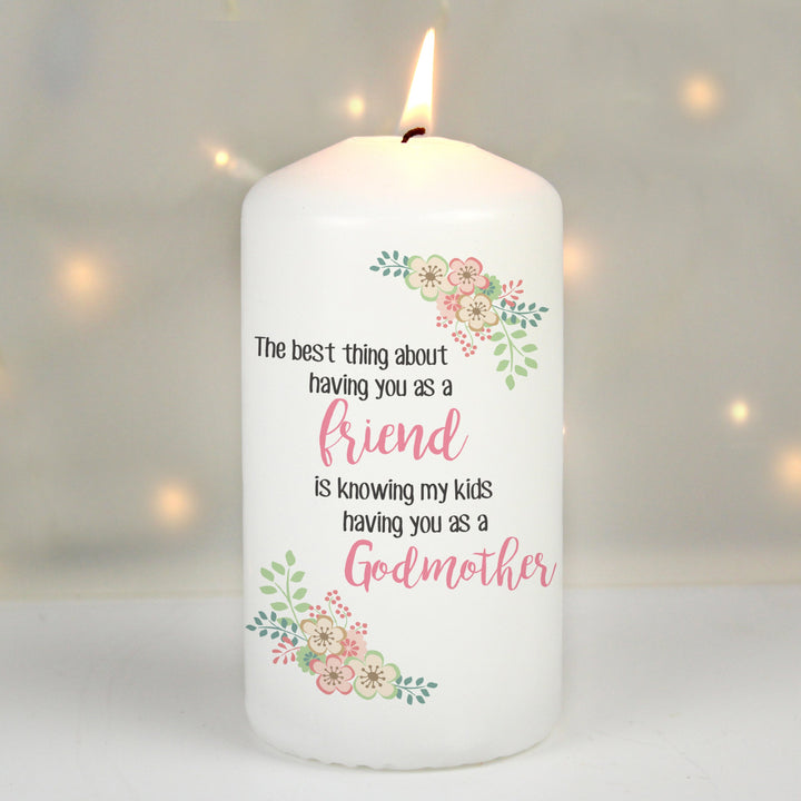 Personalised The Best Thing Pillar Candle
