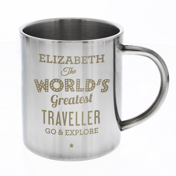 Personalised 'The World's Greatest' Stainless Steel Mug