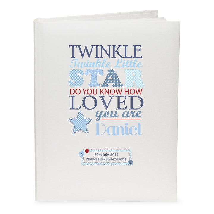 Personalised Twinkle Boys Traditional Album