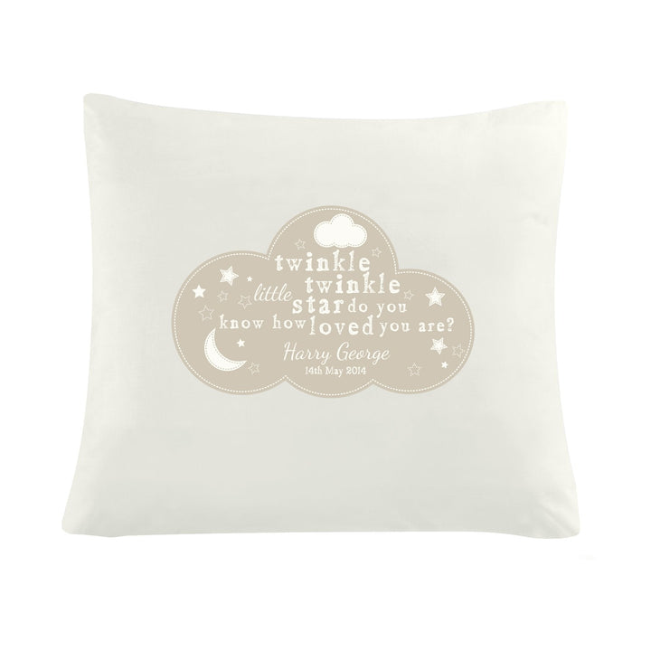 Personalised Twinkle Twinkle Cushion Cover