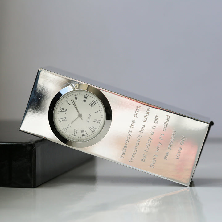Personalised Vintage Standing Clock