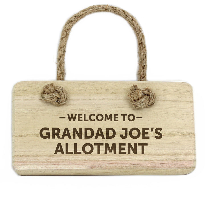 Personalised Welcome To... Wooden Sign