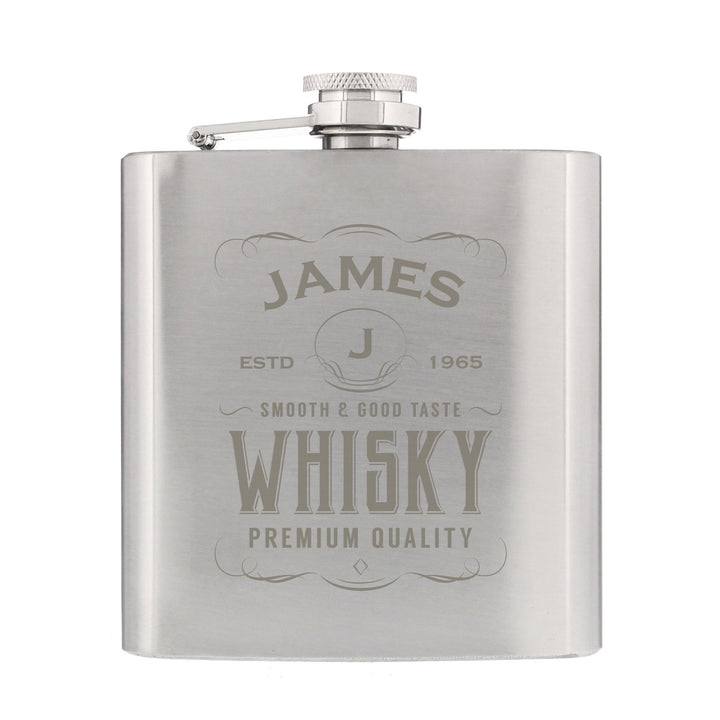 Personalised Whisky Hip Flask - Father's Day gift