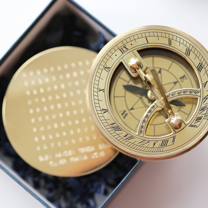 Personalised Word Search Nautical Sundial Compass