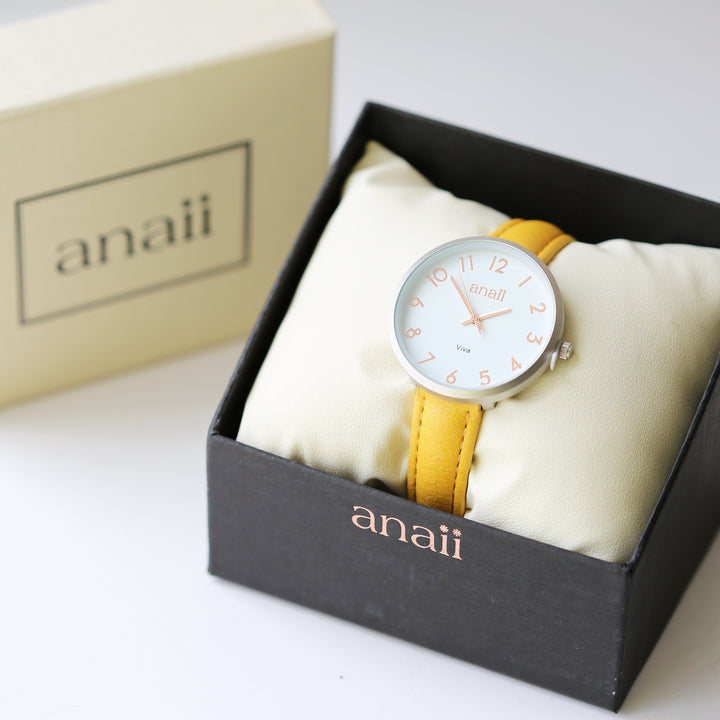 Personalised Yellow Watch Anaii