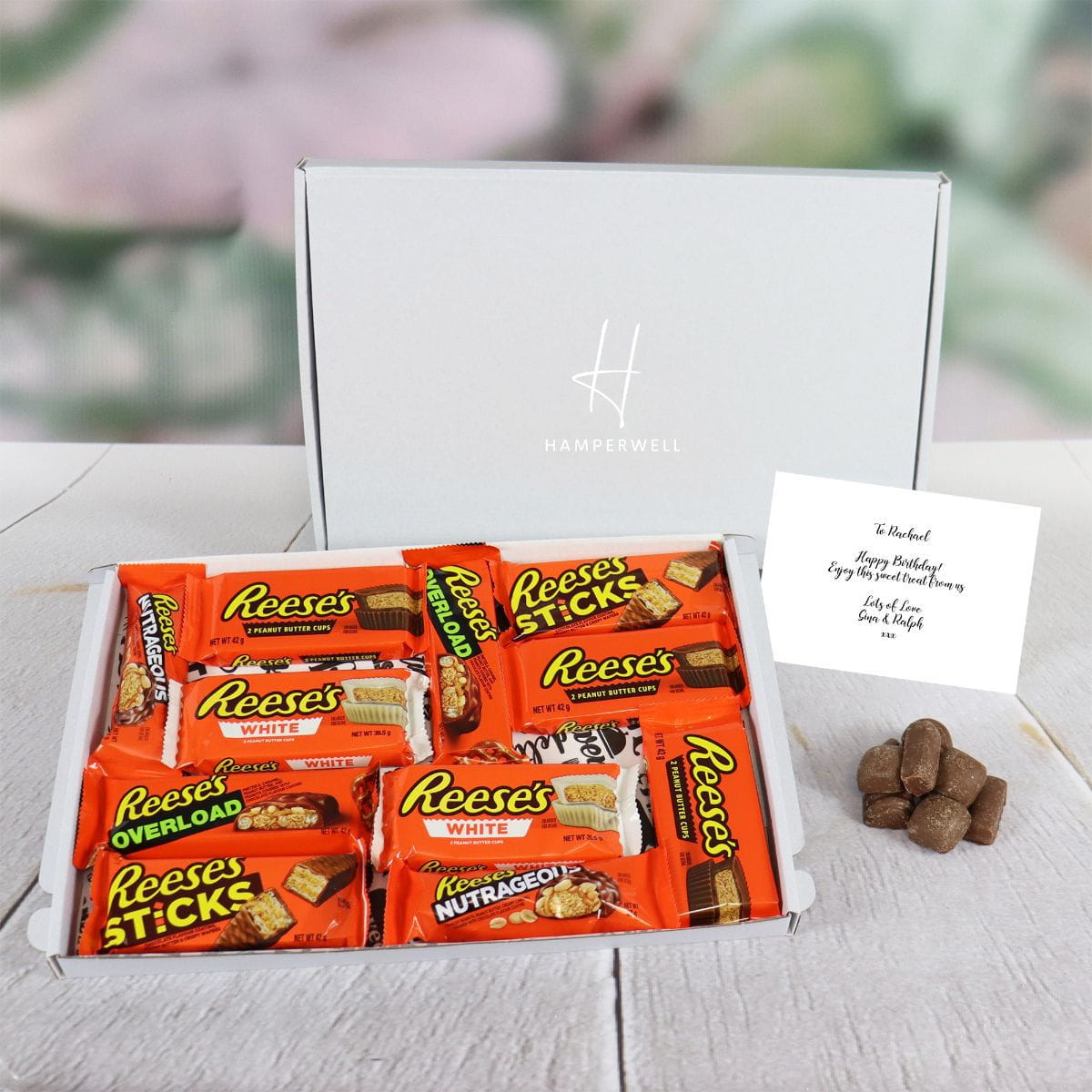 Reeses Gift Box, Reeces Personalised Letterbox Hamper