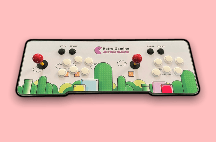Retro Gaming 2-Spieler-Heim-Arcade-System mit Spielen