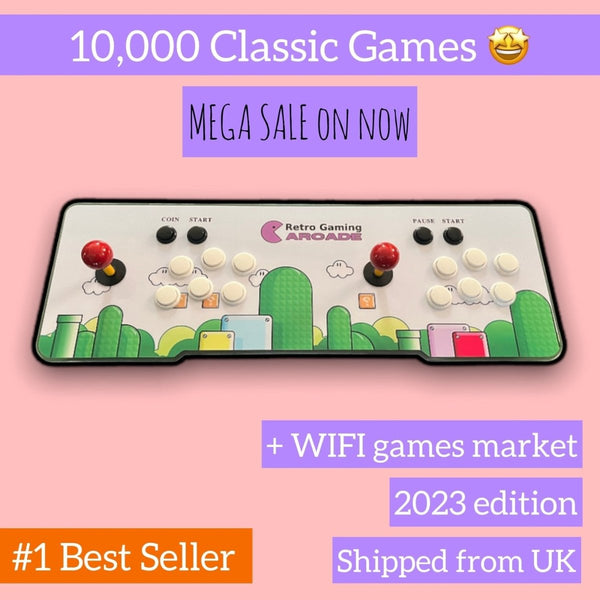 Retro Gaming Player Home Arcade System With 10,000 Games Retro