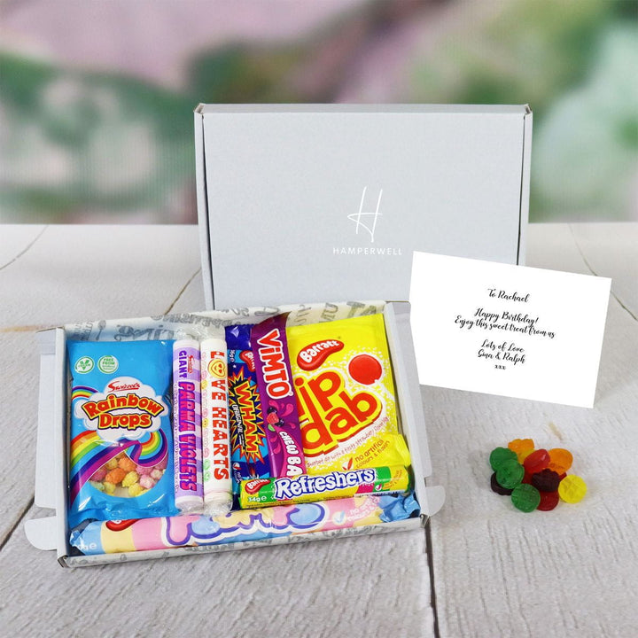 Retro Sweets Letterbox Gift Hamper Standard