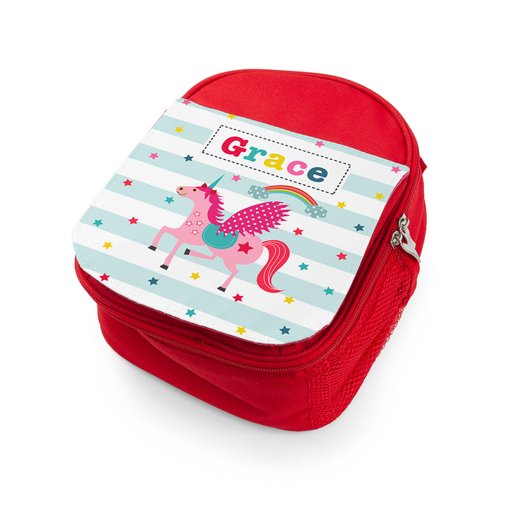 Personalised Girl's Unicorn Lunch Bag