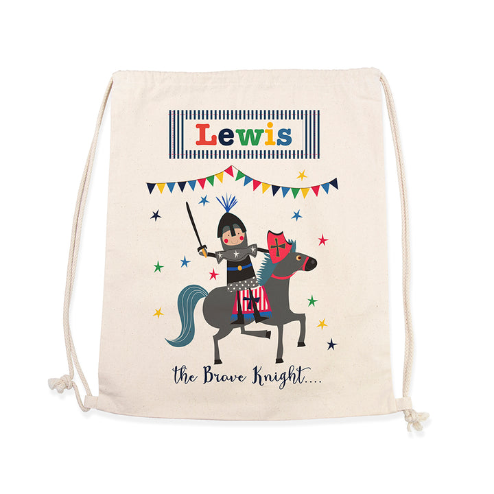 Personalised Brave Knight PE Kit Bag