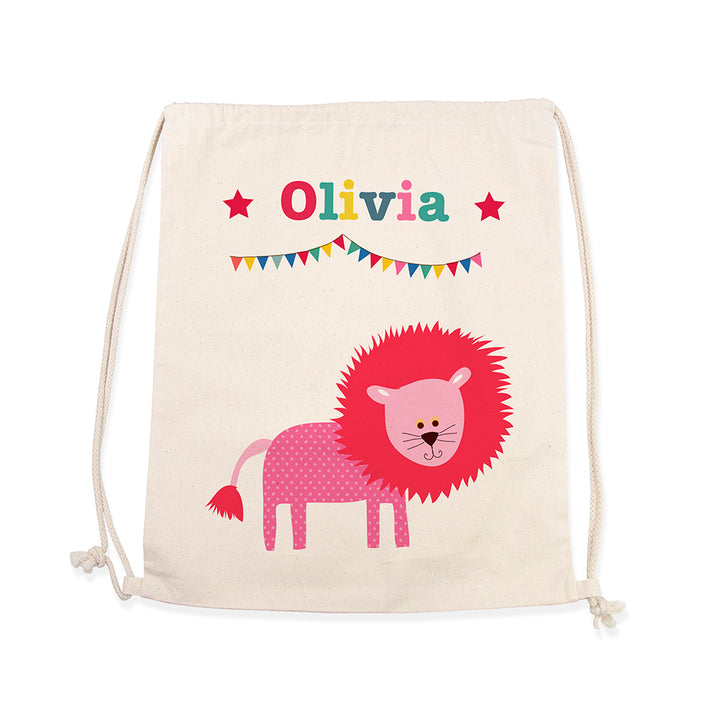 Personalised Circus Cotton Nursery Bag