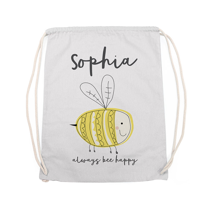Personalised Kid's Buzzing Bee Nursery Bag